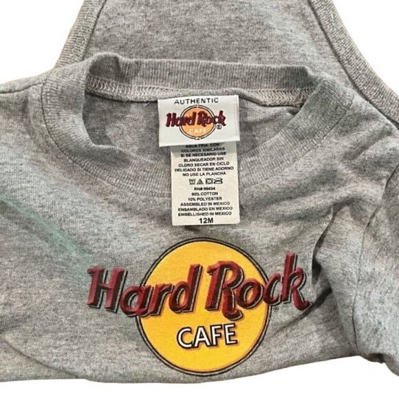 Hard Rock Café BALTIMORE Baby Gray Short Sleeve One-Piece  12M - Picture 3 of 3